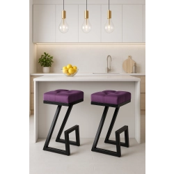 Hoker Pikowany Fioletowy HP-3