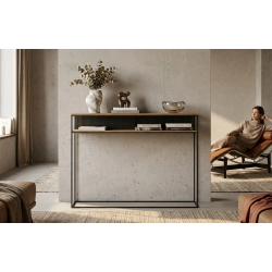 KONSOLA Z DREWNA LITEGO DĄB OLCHA JESION SKD-352