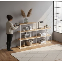 KONSOLA - REGAŁ BIAŁY SKD-365