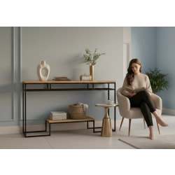 KONSOLA  DREWNO LITE DĄB OLCHA SKD-317