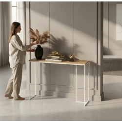 KONSOLA - REGAŁA Z DREWNA LITEGO DĄB OLCHA JESION SKD-384