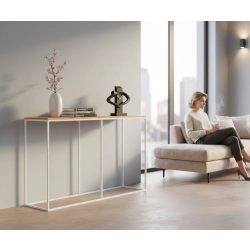 KONSOLA - REGAŁA Z DREWNA LITEGO DĄB OLCHA JESION SKD-386