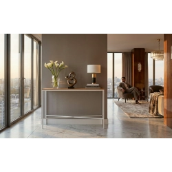 KONSOLA - REGAŁA Z DREWNA LITEGO DĄB OLCHA JESION SKD-385