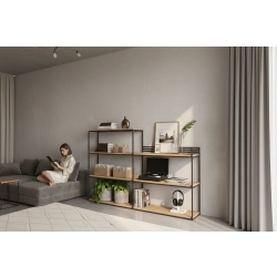 KONSOLA - REGAŁ CZARNY SKD-365