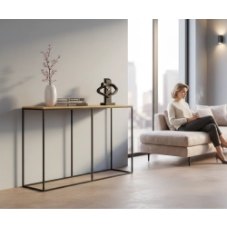 KONSOLA - REGAŁA Z DREWNA LITEGO DĄB OLCHA JESION SKD-386