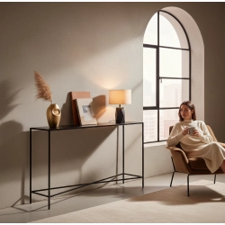 SKD-79 KONSOLA LOFT INDUSTRIALNA STAL CZARNA STAL NIERDZEWNA INOX