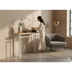 KONSOLA Z DREWNA LITEGO DĄB OLCHA JESION SKD-366