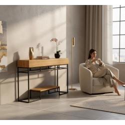 KONSOLA  DREWNO LITE DĄB OLCHA SKD-319