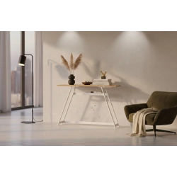 KONSOLA - REGAŁA Z DREWNA LITEGO DĄB OLCHA JESION SKD-381