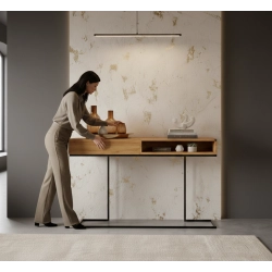 KONSOLA  DREWNO LITE DĄB OLCHA SKD-325