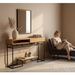 KONSOLA  DREWNO LITE DĄB OLCHA SKD-320