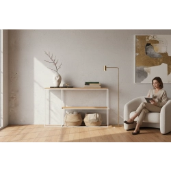 KONSOLA Z DREWNA LITEGO DĄB OLCHA JESION SKD-371