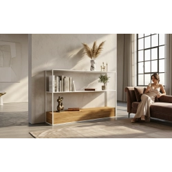 KONSOLA Z DREWNA LITEGO DĄB OLCHA JESION SKD-342