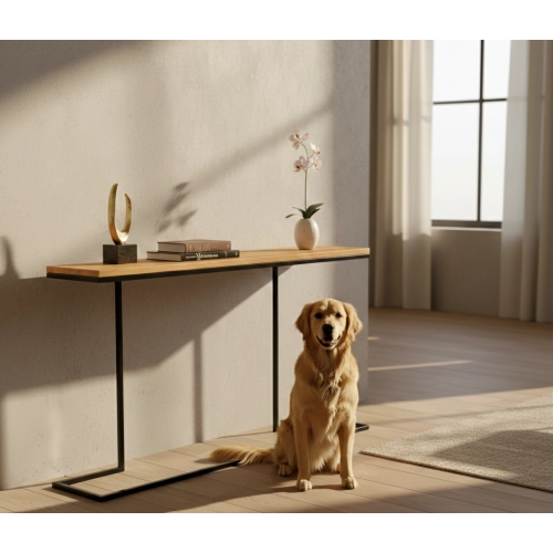 KONSOLA  DREWNO LITE DĄB OLCHA SKD-312