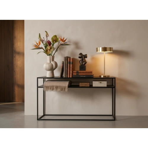 SKD-33 KONSOLA LOFT INDUSTRIALNA STAL CZARNA STAL NIERDZEWNA INOX