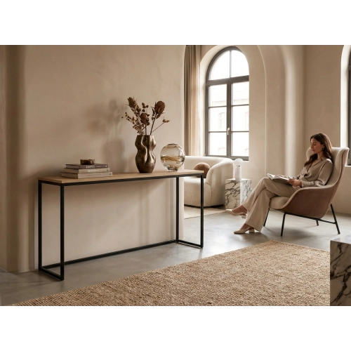 KONSOLA  DREWNO LITE DĄB OLCHA SKD-332