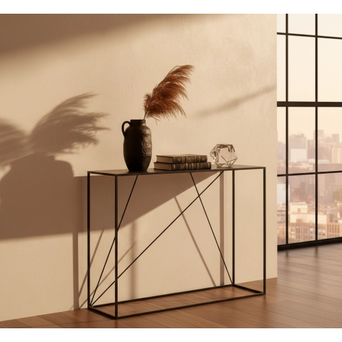 SKD-82 KONSOLA LOFT INDUSTRIALNA STAL CZARNA STAL NIERDZEWNA INOX