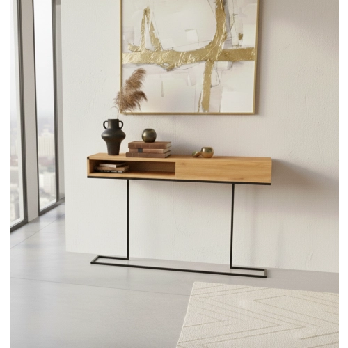 KONSOLA  DREWNO LITE DĄB OLCHA SKD-327