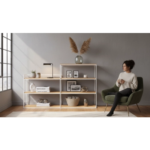 KONSOLA - REGAŁ BIAŁY SKD-364