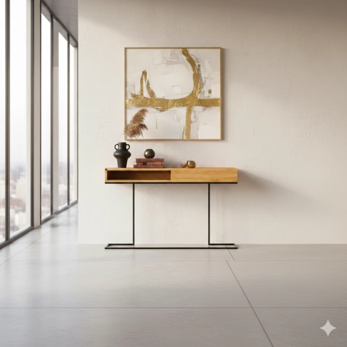 KONSOLA  DREWNO LITE DĄB OLCHA SKD-327