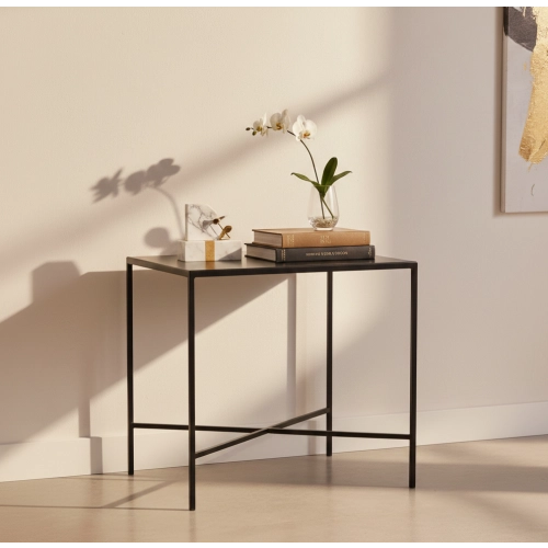 SKD-81 KONSOLA LOFT INDUSTRIALNA STAL CZARNA STAL NIERDZEWNA INOX