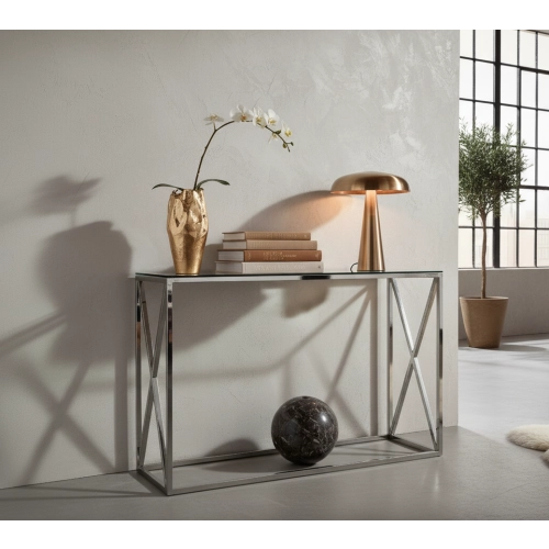 SKD-87 KONSOLA LOFT INDUSTRIALNA STAL CZARNA STAL NIERDZEWNA INOX