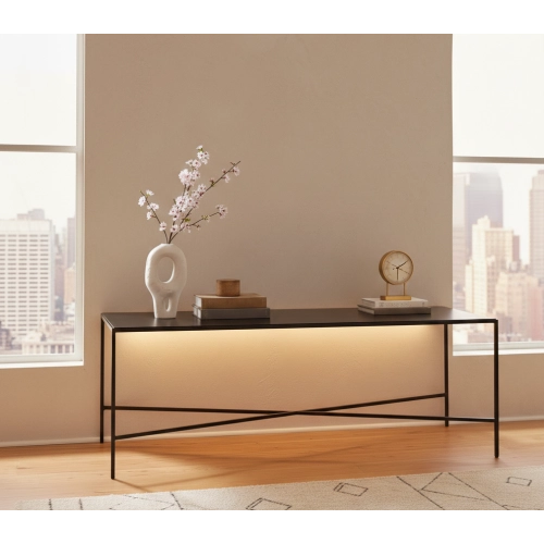 SKD-80 KONSOLA LOFT INDUSTRIALNA STAL CZARNA STAL NIERDZEWNA INOX