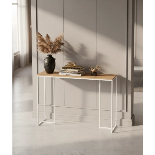 KONSOLA - REGAŁA Z DREWNA LITEGO DĄB OLCHA JESION SKD-384