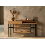 KONSOLA Z SZUFLADĄ DREWNO LITE DĄB OLCHA SKD-303