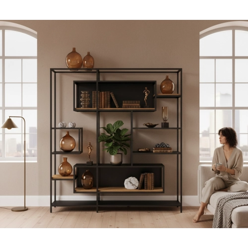 REGAŁ NA KSIĄŻKI METALOWE  RNK-178