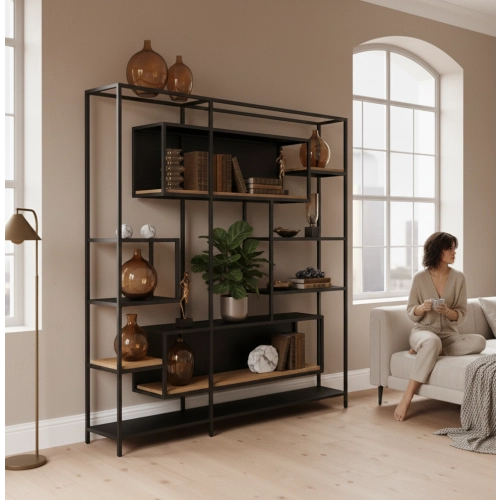 REGAŁ NA KSIĄŻKI METALOWE  RNK-178