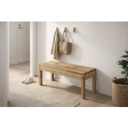 Ławka Szafka Na Buty Drewno Lite Dąb Loft LB-78 Rozmiary od 50 cm do 160 cm