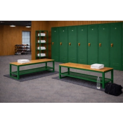 Ławka Metalowa Loft LM-159 Kolor Zielony Siedzisko Drewno Dębowe Loft Rozmiary od 50 cm do 200 cm