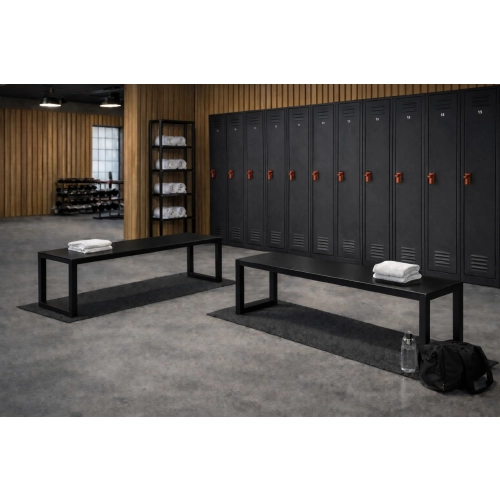 Ławka Metalowa Loft LM-157 Kolor Czarny Rozmiary od 50 cm do 200 cm