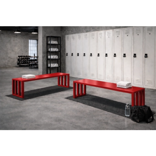 Ławka Metalowa Loft LM-154 Kolor Czerwonego Rozmiary od 50 cm do 200 cm