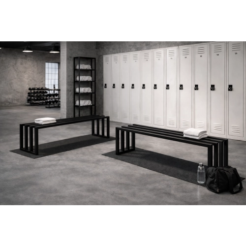 Ławka Metalowa Loft LM-103 Kolor Czarny Rozmiary od 50 cm do 200 cm