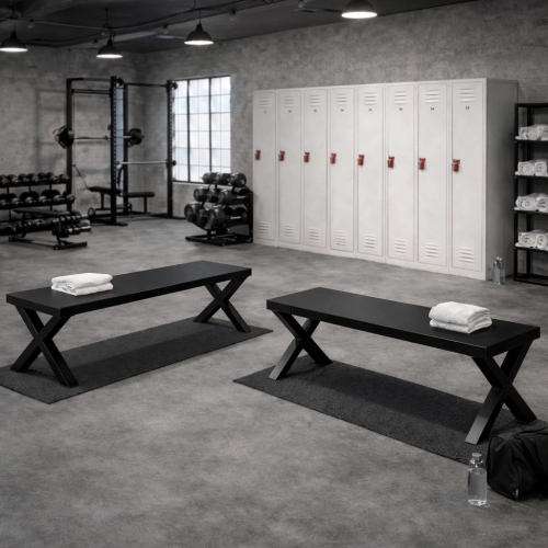 Ławka Metalowa Loft LM-156 Kolor Biały Rozmiary od 50 cm do 200 cm