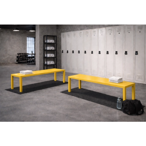 Ławka Metalowa Loft LM-155 Kolor Żółty Rozmiary od 50 cm do 200 cm