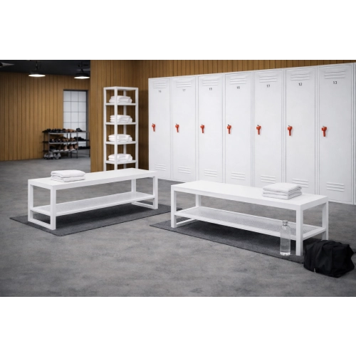 Ławka Metalowa Loft LM-158 Kolor Niebieski Rozmiary od 50 cm do 200 cm