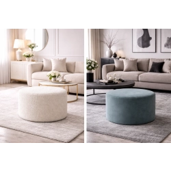 Pufa okrągła MILA  - różne rozmiary - Emra Wood Design