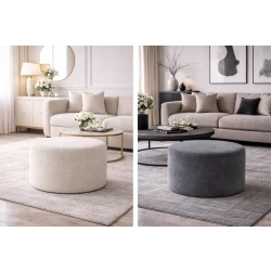 Pufa okrągła MILA - różne rozmiary - Emra Wood Design