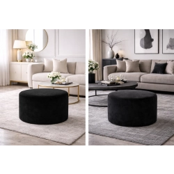 Pufa okrągła MILA  - różne rozmiary - Emra Wood Design