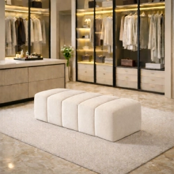 Pufa Bubble tapicerowana – nowoczesna pufa premium PU-10