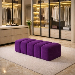 Pufa Bubble tapicerowana – nowoczesna pufa premium PU-10