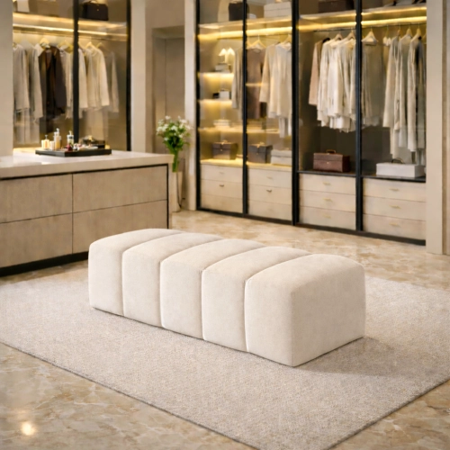 Pufa Bubble tapicerowana – nowoczesna pufa premium PU-10