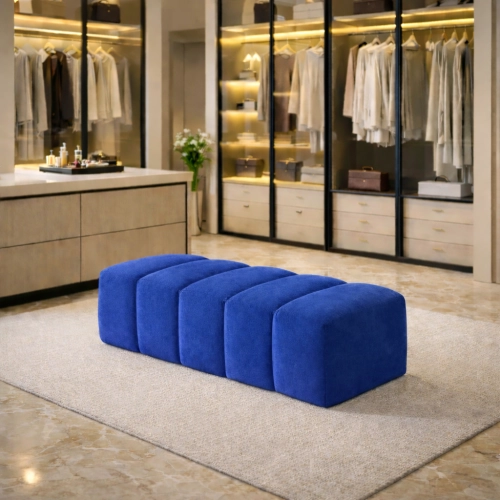 Pufa Bubble tapicerowana – nowoczesna pufa premium PU-10 Tkanina