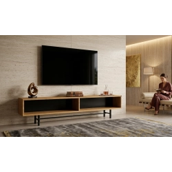 Szafka RTV-72 Drewno Lite Dąb Loft Lakier Rozmiary od 100 cm do 200 cm PREMIUM