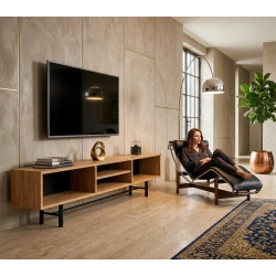 Szafka RTV-71 Drewno Lite Dąb Loft Lakier Rozmiary od 100 cm do 200 cm PREMIUM