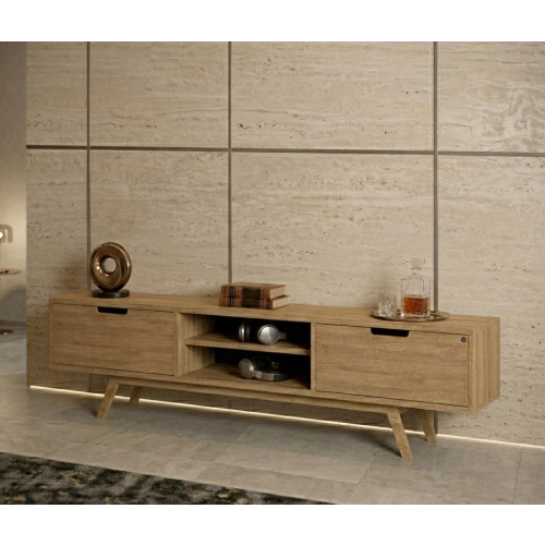 Szafka RTV-33 Drewno Lite Dąb Loft Lakier Rozmiary od 100 cm do 200 cm PREMIUM