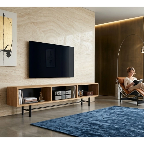 Szafka RTV-63 Drewno Lite Dąb Loft Lakier Rozmiary od 100 cm do 200 cm PREMIUM